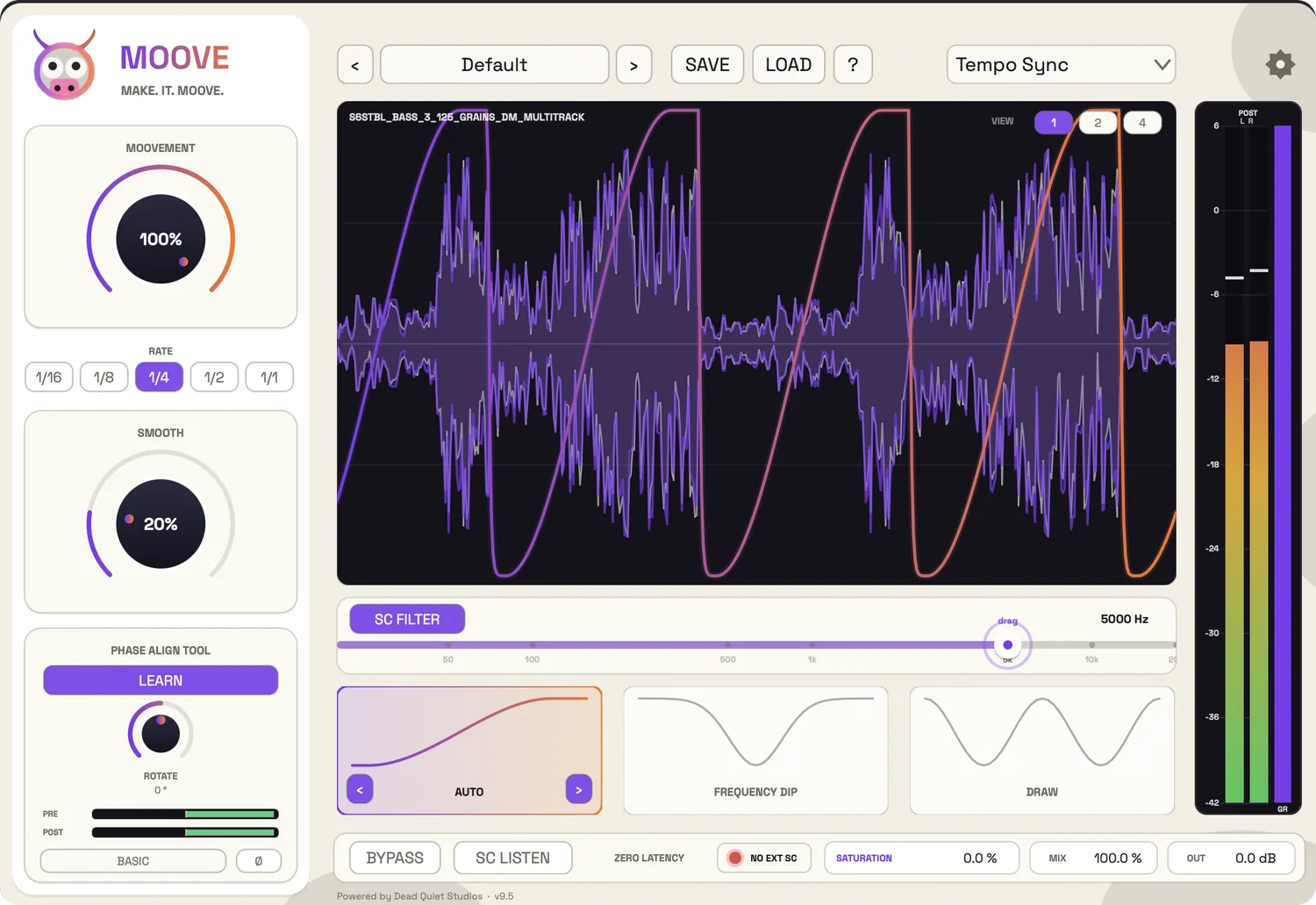 Moove plugin interface